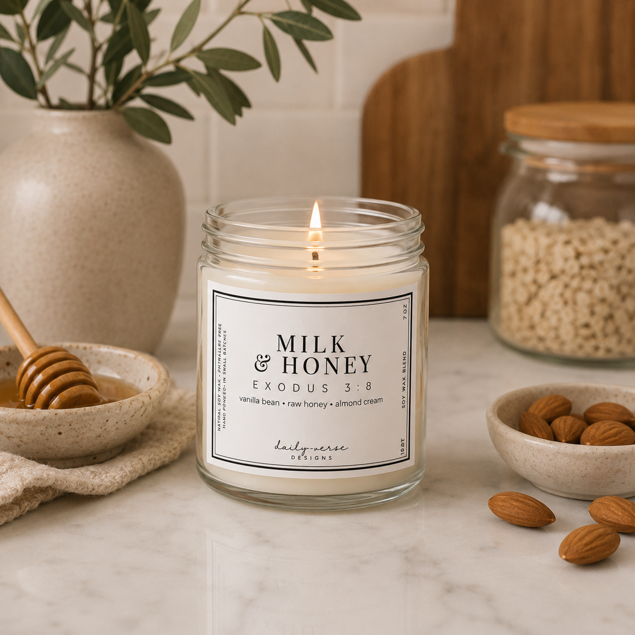 Milk & Honey Candle