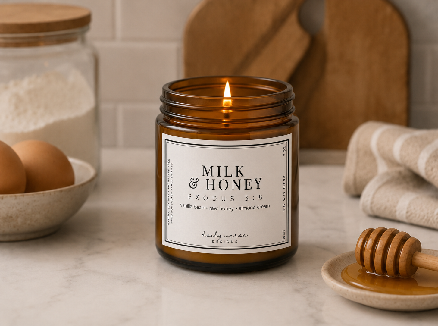 Milk & Honey Candle