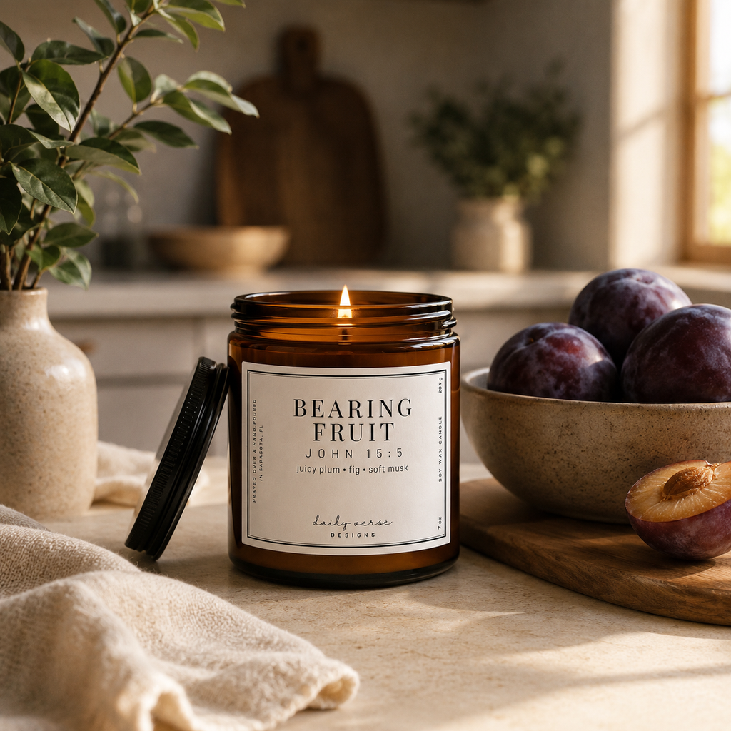 Bearing Fruit Candle