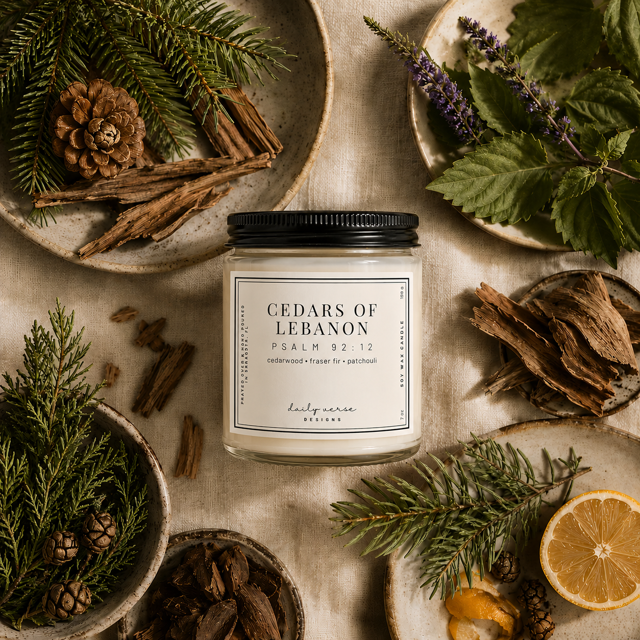 Cedars Of Lebanon Candle