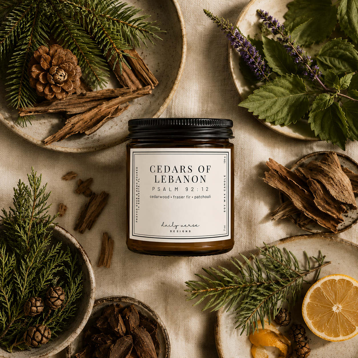 Cedars Of Lebanon Candle