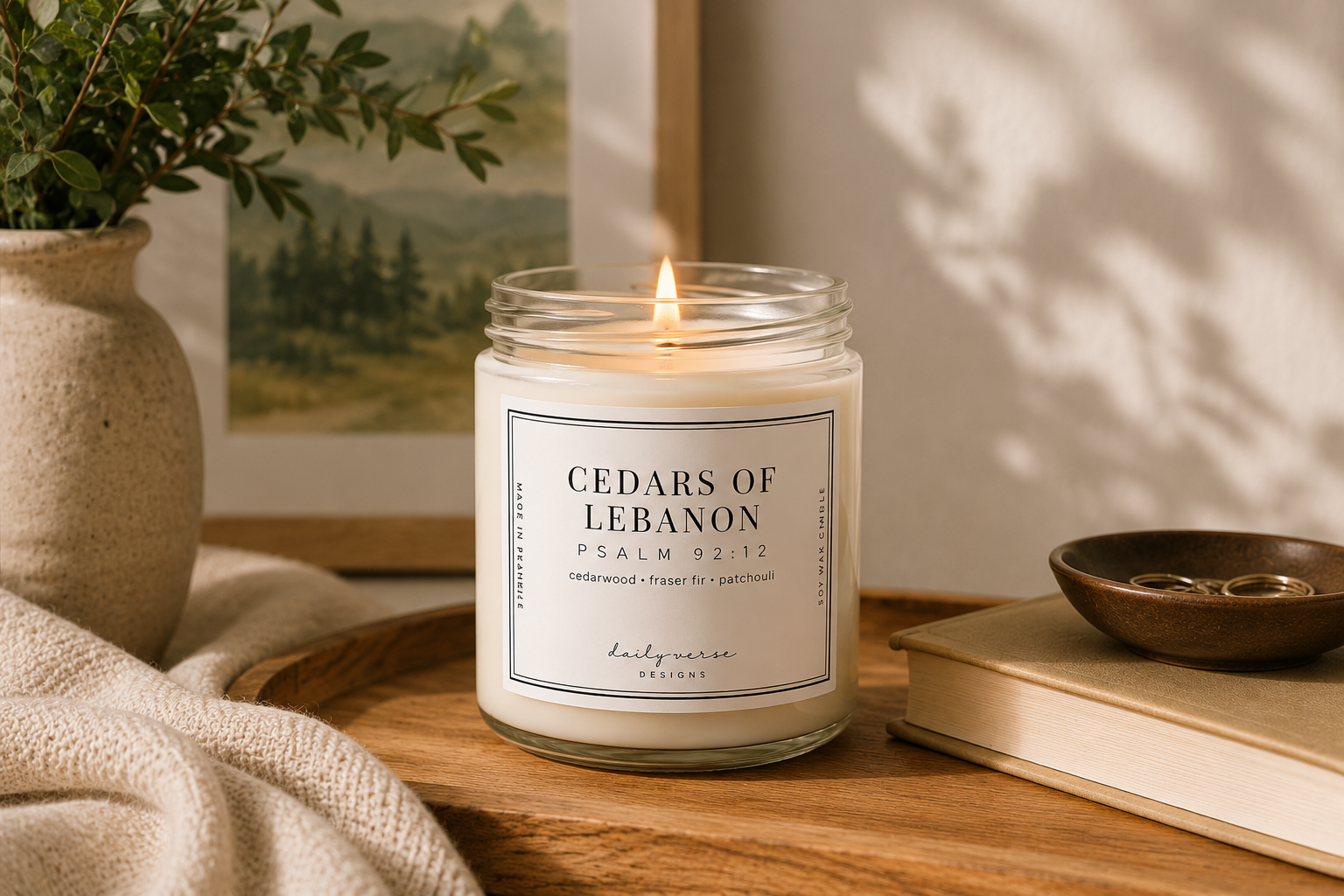 Cedars Of Lebanon Candle