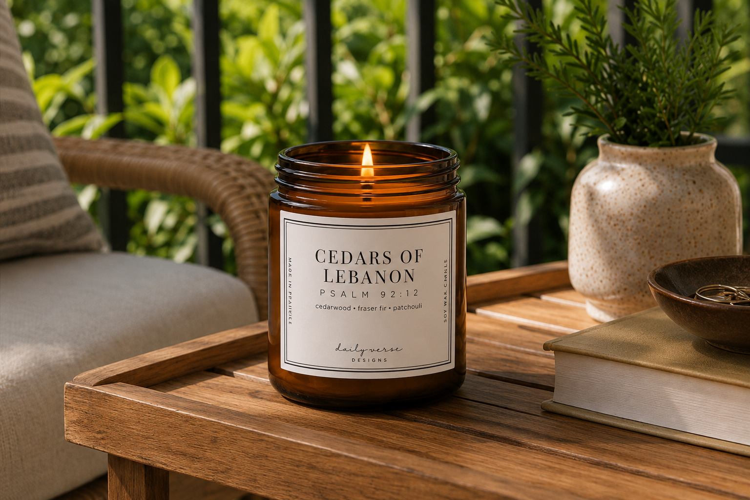 Cedars Of Lebanon Candle