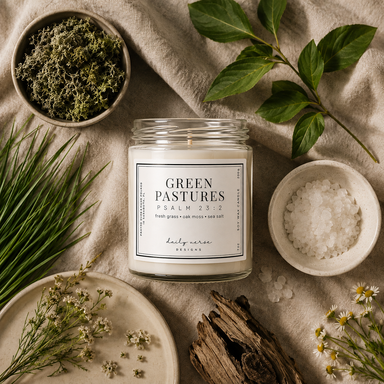 Green Pastures Candle